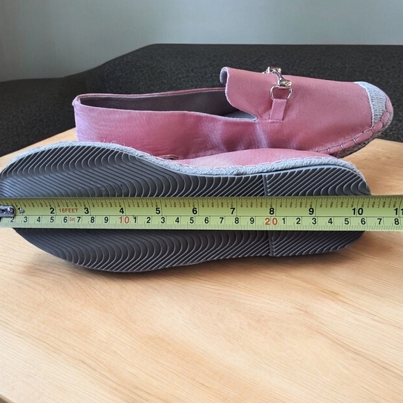 Vero Moda Kera Espadrille Loafer - Pink Ladies Size 8 - Picture 8 of 8